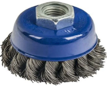 Кордщетка чашеобразная 125 мм М14 из стальной витой проволоки